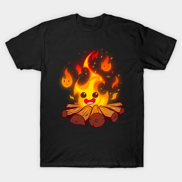 Campfire Wisp T-Shirt by Andy Portillo